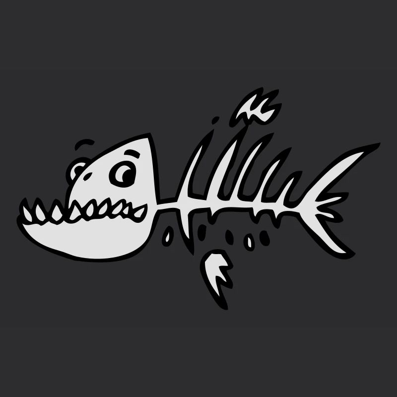 skeleton fish