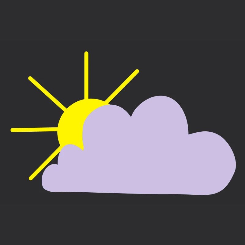Le soleil pointe le bout de son nez derrière les nuages