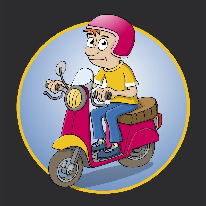 Der Rollerfahrer - Version1