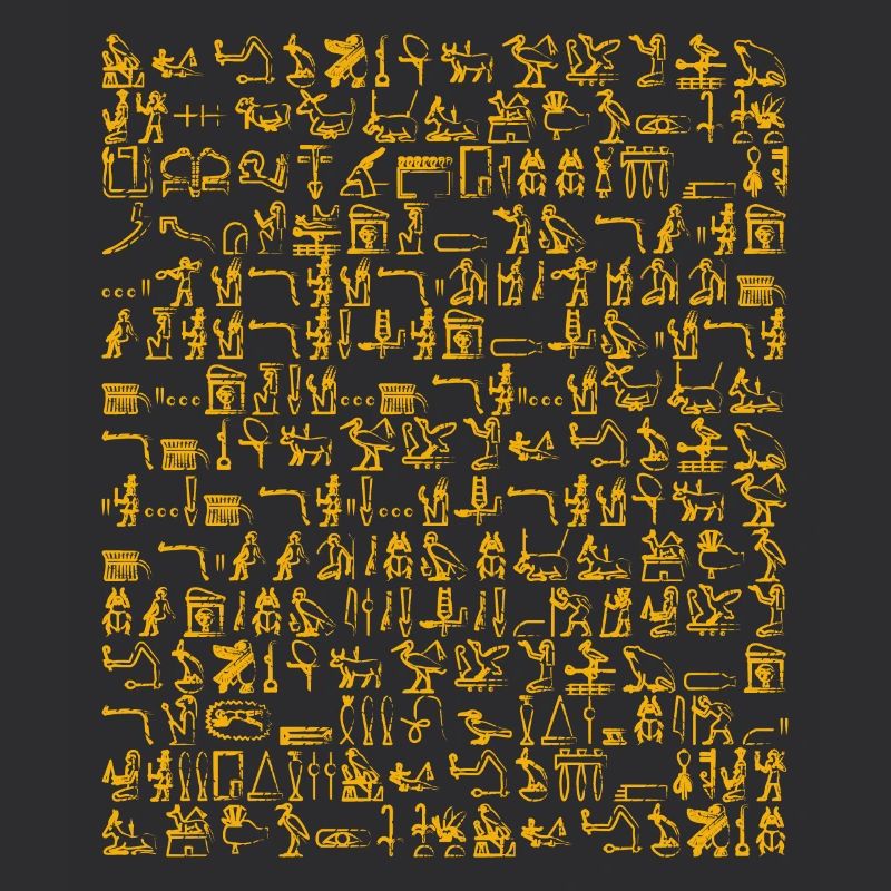 Hieroglyphics Orange