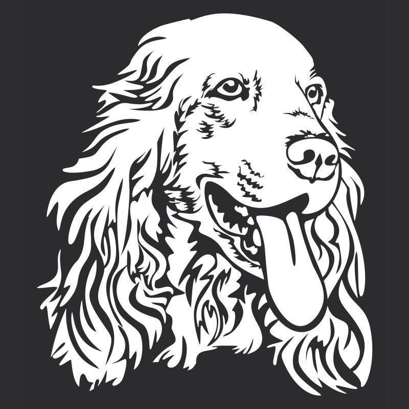 Cocker Spaniel Head "Black Edition"