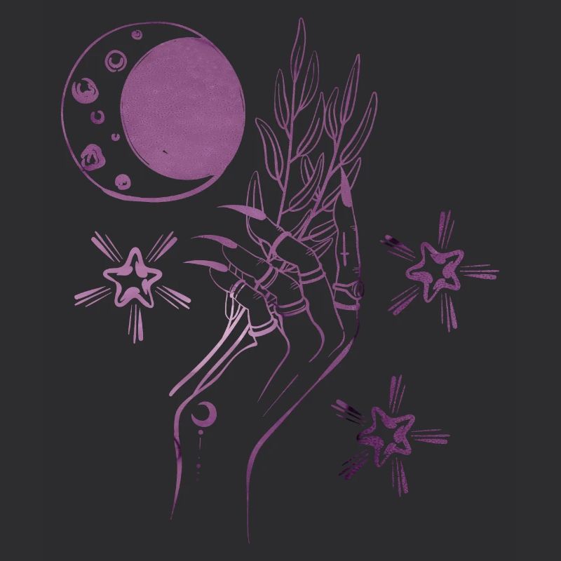 Witch Hand Magic Power Mystic ametyst lilac