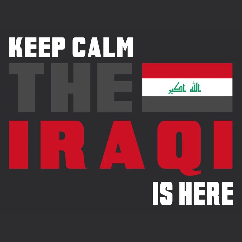 Drapeau Irak Keep Calm