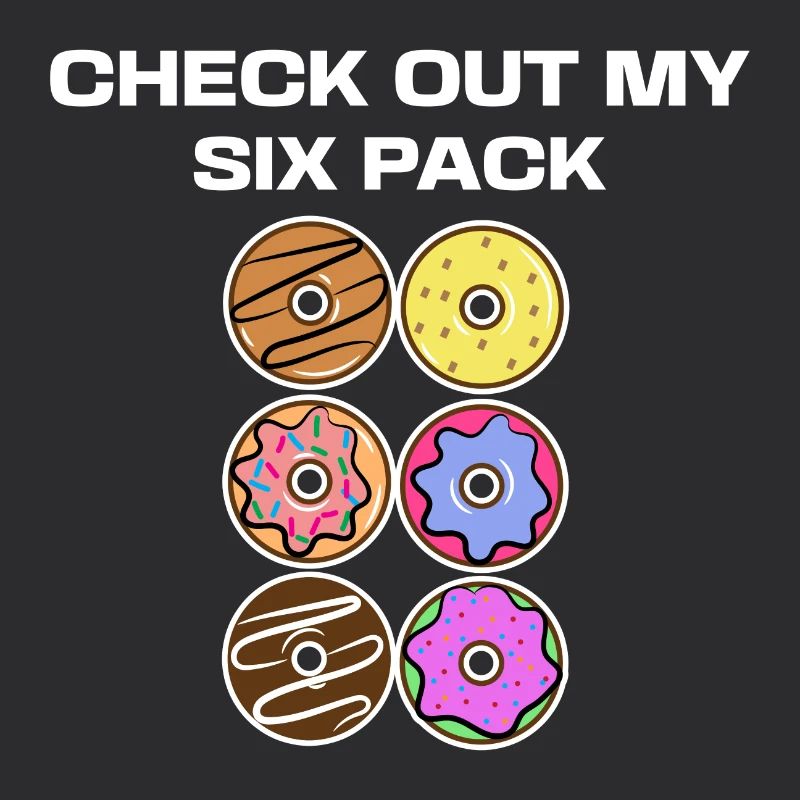 Bonbons Snacking Delicious Funny Donut Statement