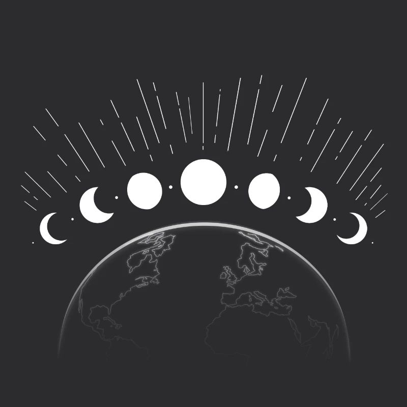Lunar arc around the Earth