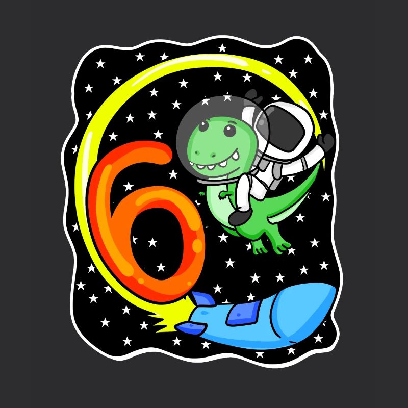Jeune astronaute dinosaure de 6 ans