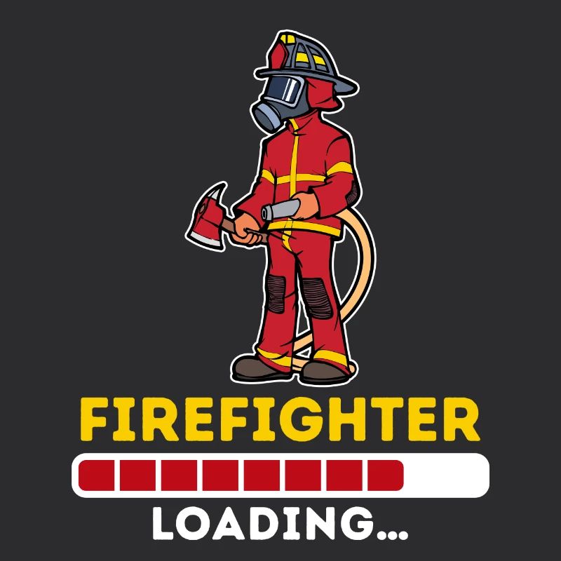 Fire brigade fire hose slogan firefighter
