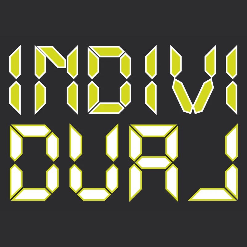 Individual -  Neon-Digitalschrift