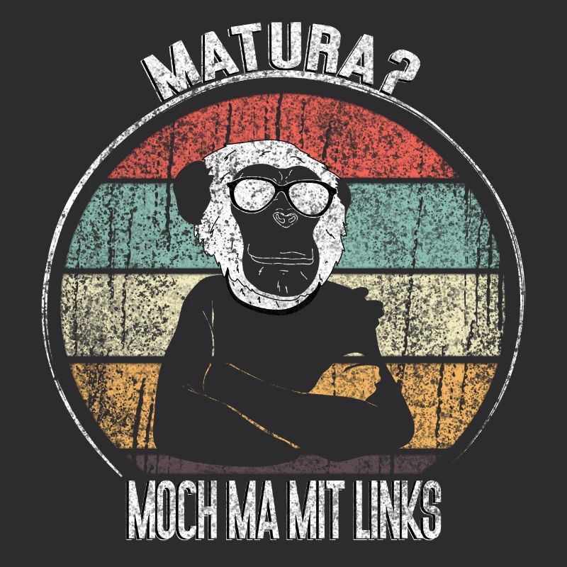Matura Humor Retro Affe Design