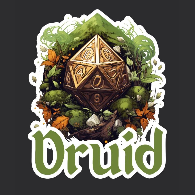 Druide mit W20 – Fantasy RPG Design