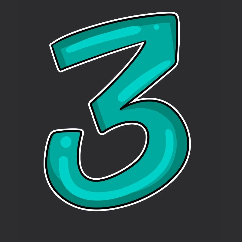 3 - Drei - Dritter