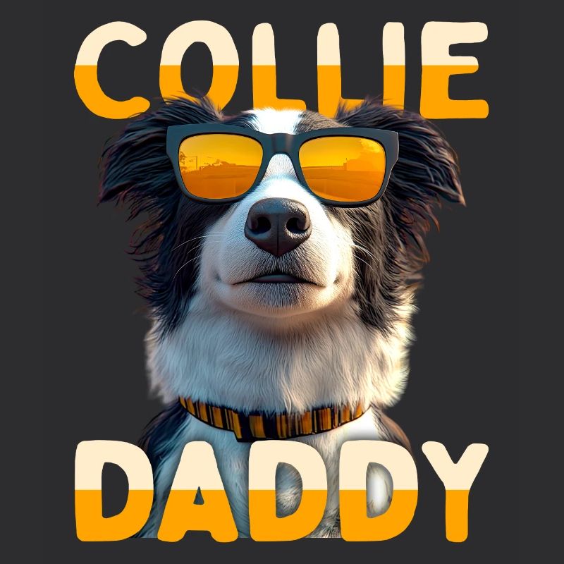 Border Collie Daddy Hunde Papa Vatertag Collie Dad