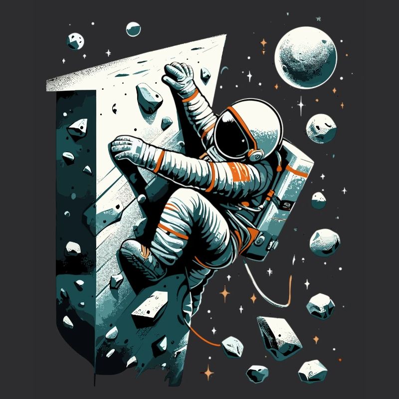Bouldering Astronaut Spaceman Gift