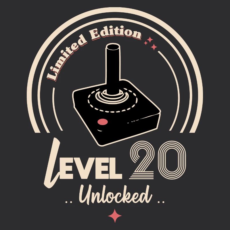 Design rétro joystick édition limitée