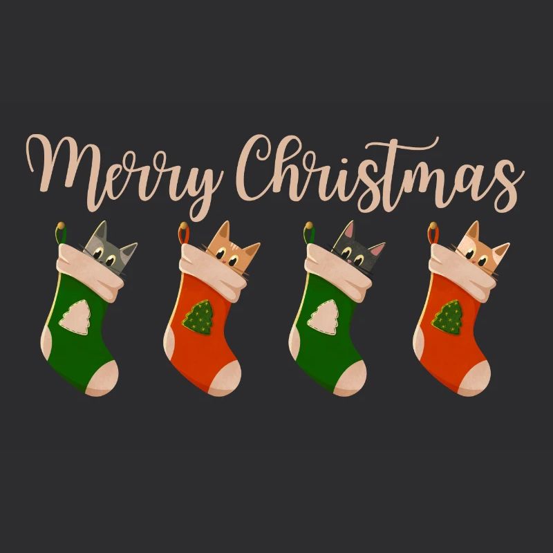 Joyeux Noël - Chats pour Noël