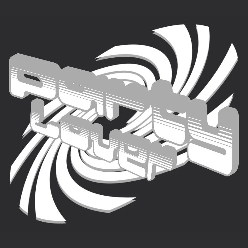 3D Sound Waves Font Design
