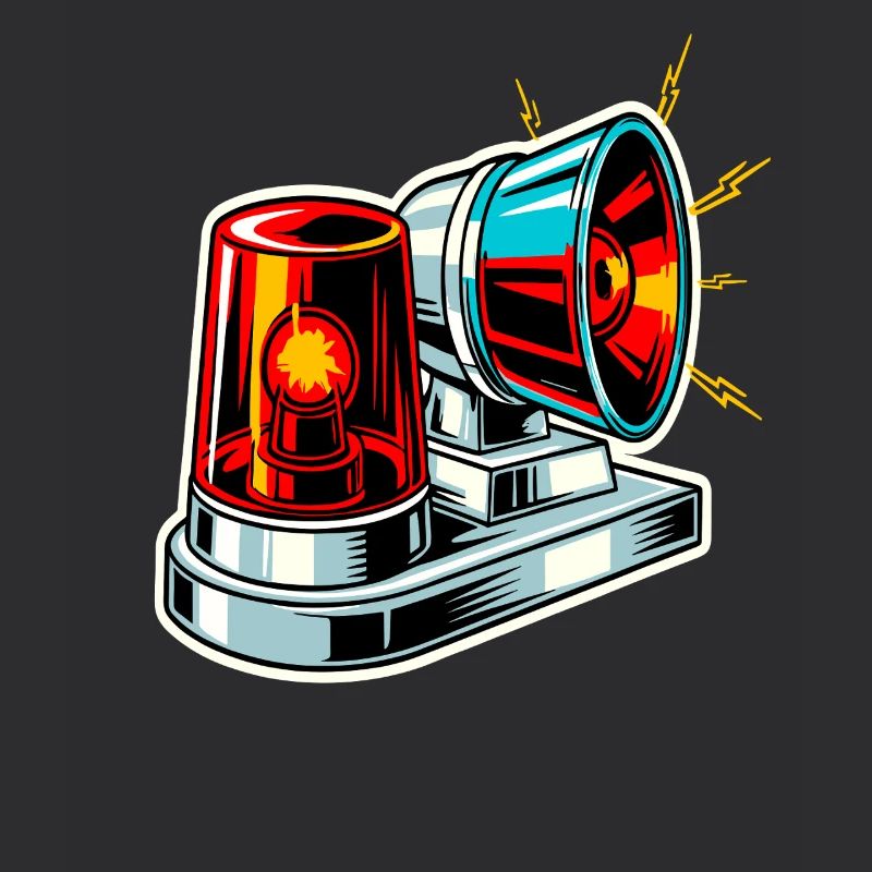 Fire Siren Warning Light