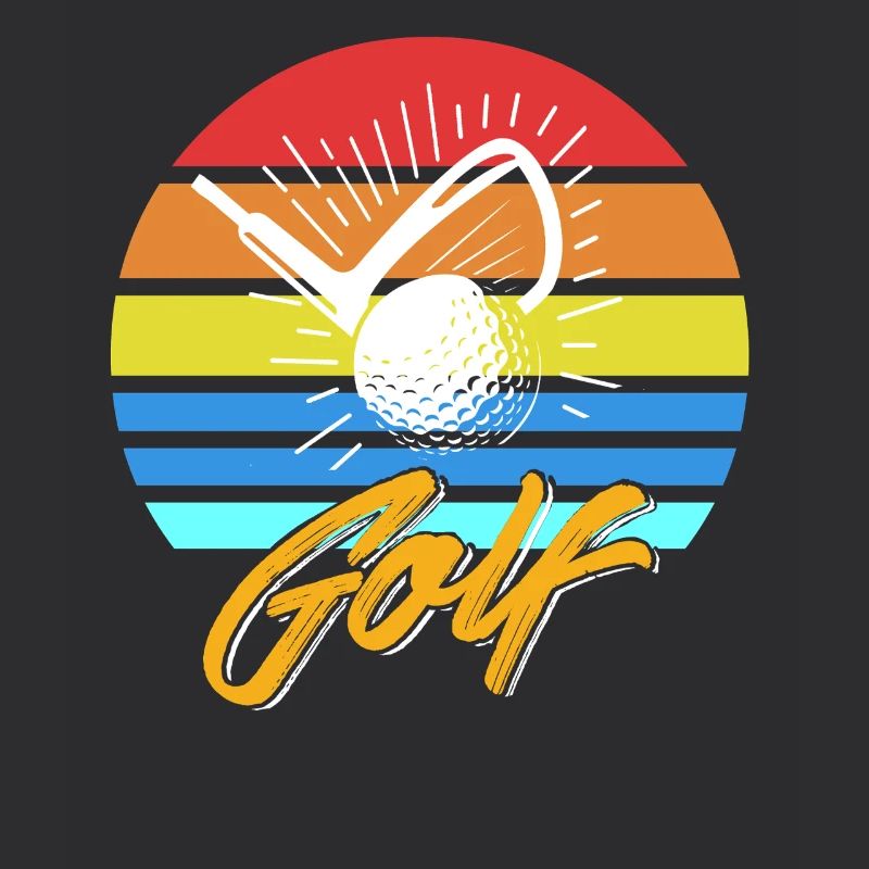 Aim for the Best Golf Motivation Retro Champion