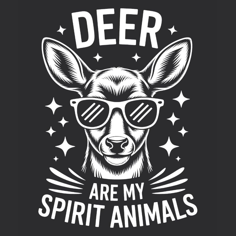 Cool deer with sunglasses