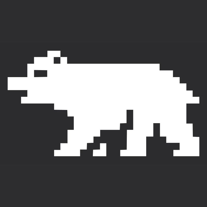 Ours en pixels 8 bits
