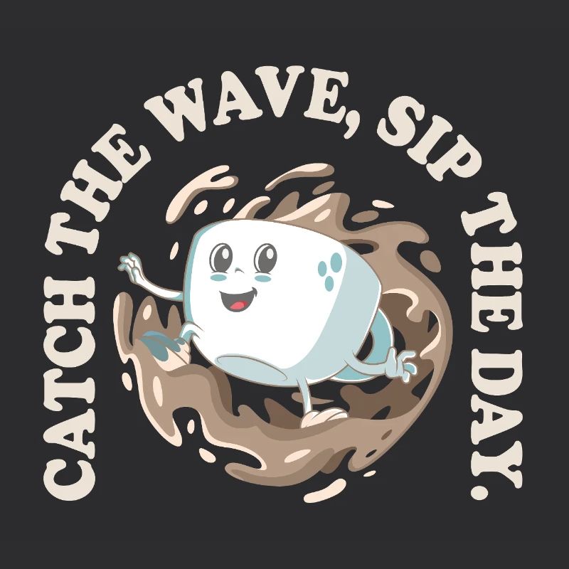 Catch the Wave Sip the Day – Retro Coffee Trend