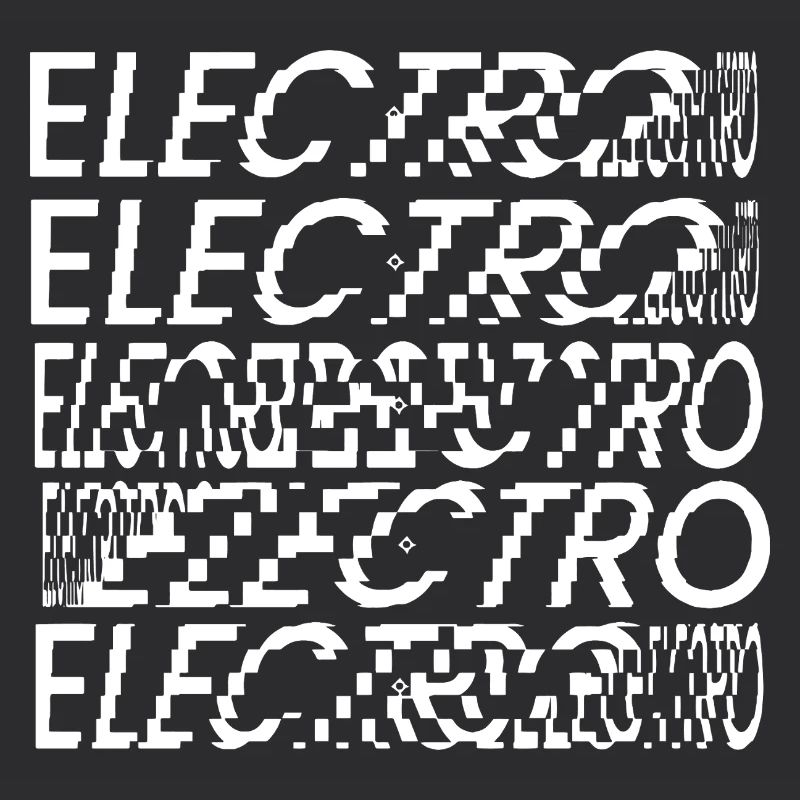 Électro-typographie Glitch