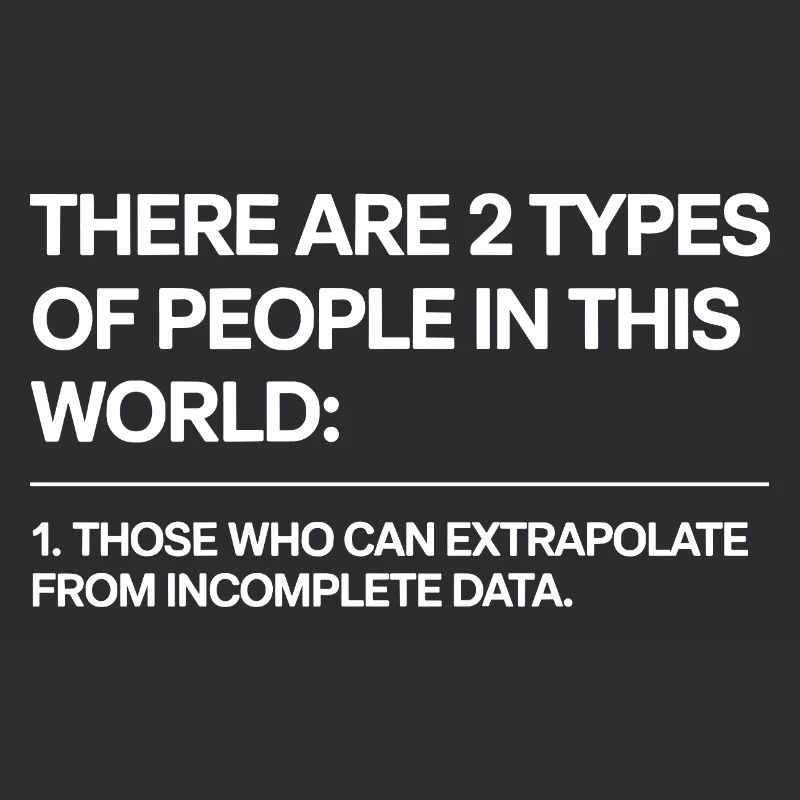 Statistics Analysis Data Science Extrapolation