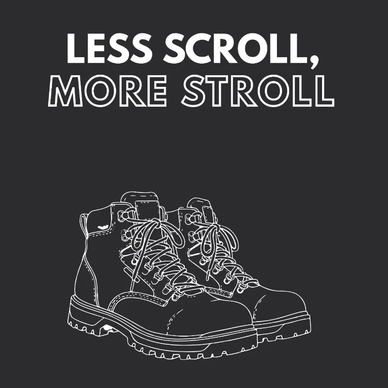 Moins de défilement, plus de chaussures de randonnée Stroll