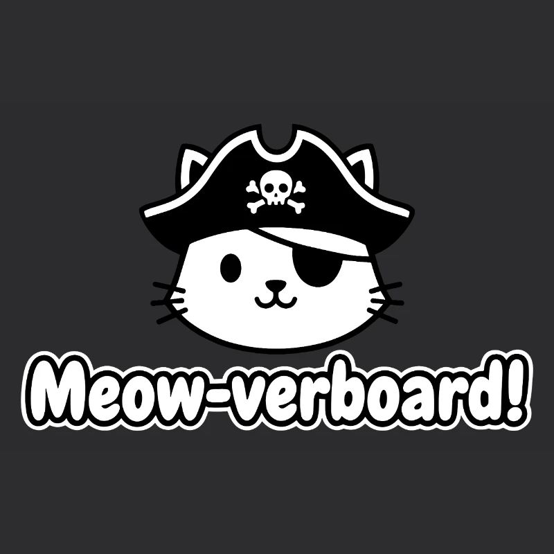 Conception de la planche Cat Pirate Meow