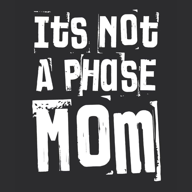 Ce n’est pas une phase Maman grunge Texte en gras
