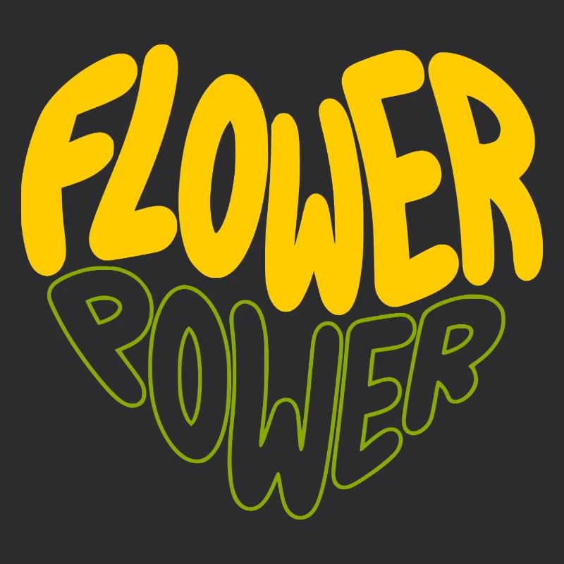 Flower Power Imprimé rétro