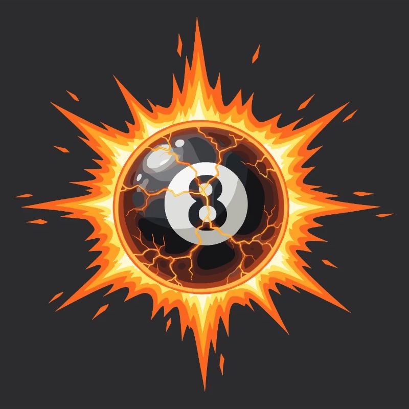 Explosion de Boule de Feu 8-Boules