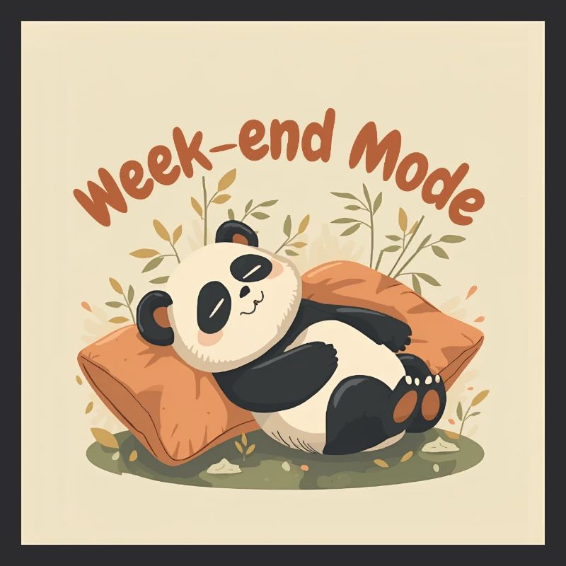 Panda Week-end Mode Relax