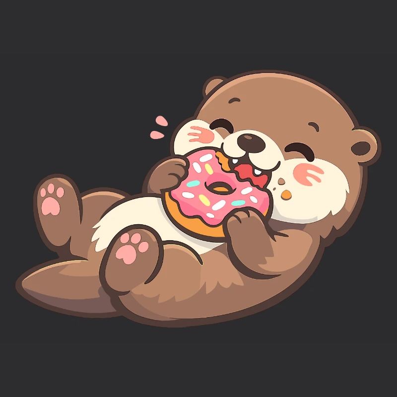 Kuschelbär mit Donut