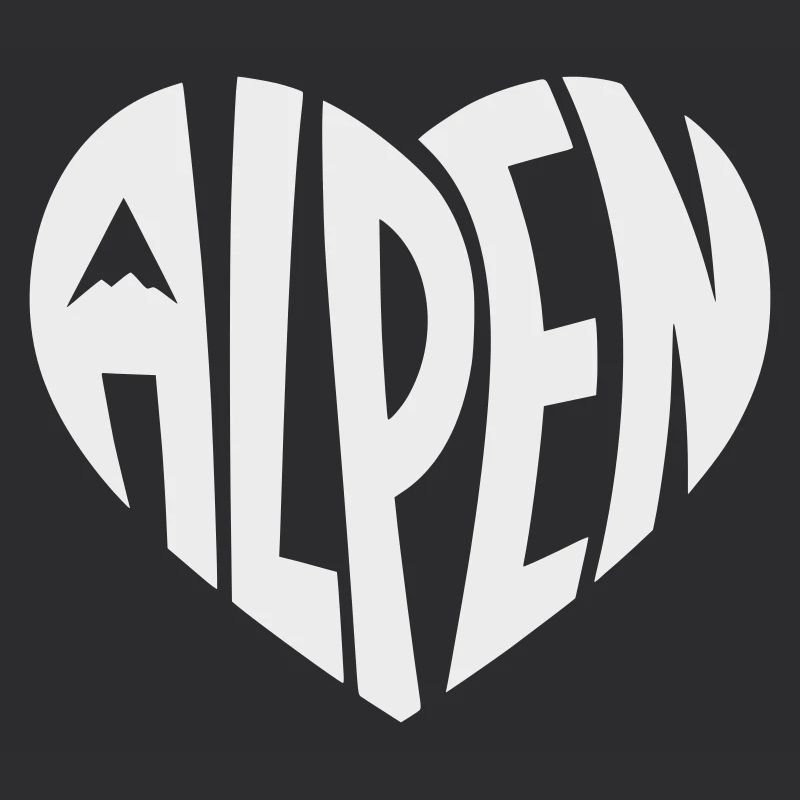 Alpine Heart Design - Couleur de design variable