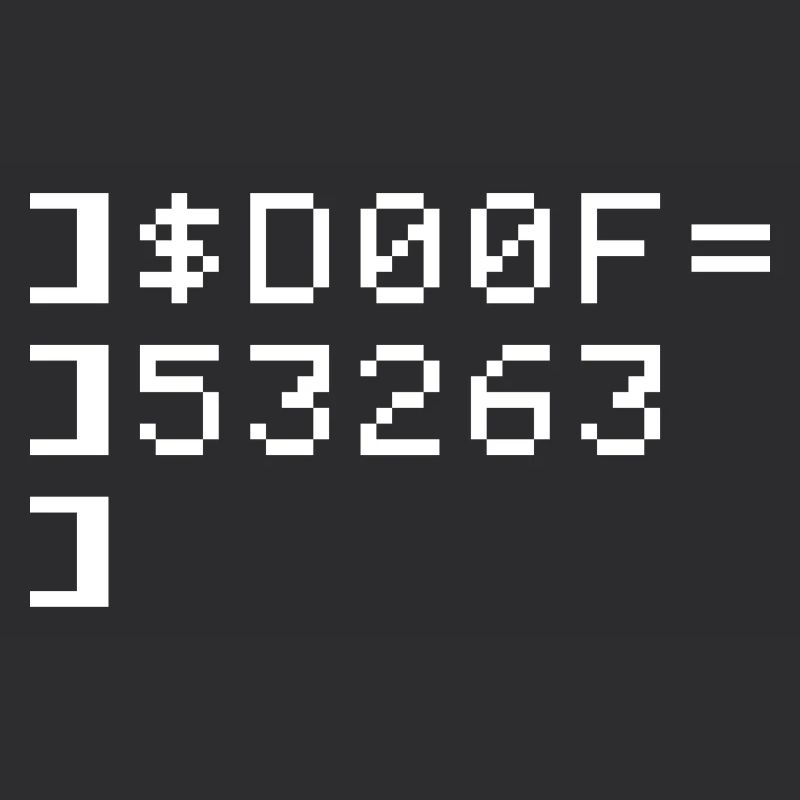 DOOF 8-Bit Code Nerd Pixel Terminal Retro
