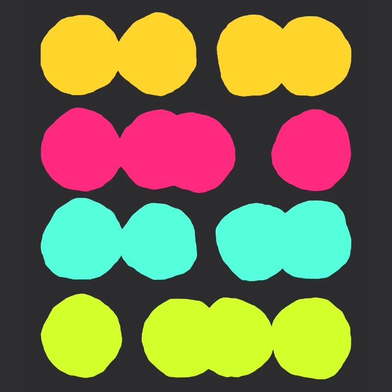 Colourful Abstract Circle Pattern - Fun & Vibrant