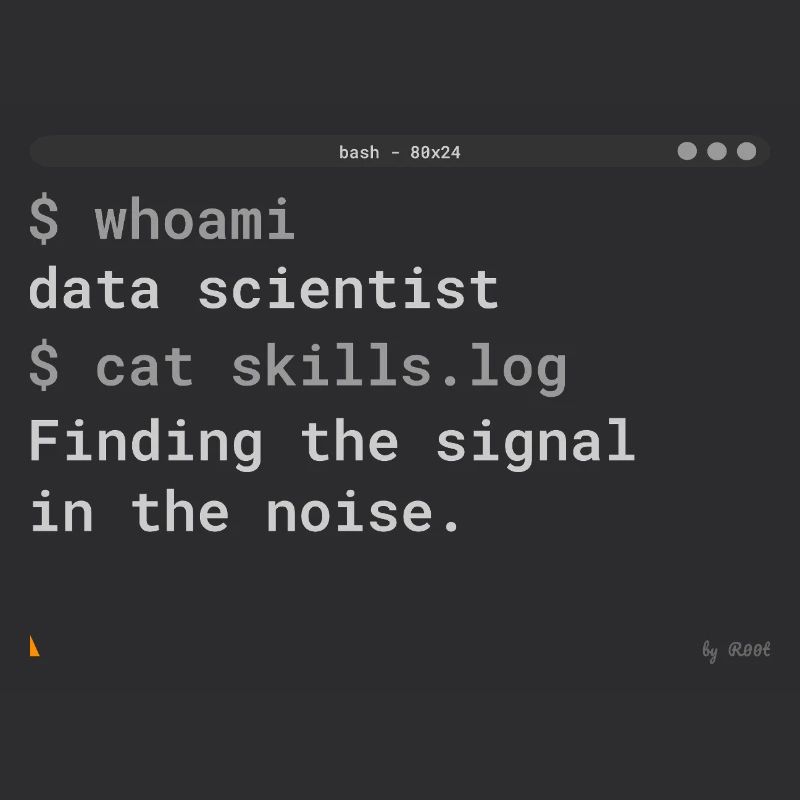 Data Scientist - Terminal Design Shirt