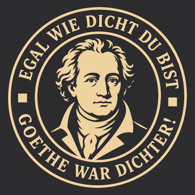 Goethe War Dichter Lustiger Dichter Spruch