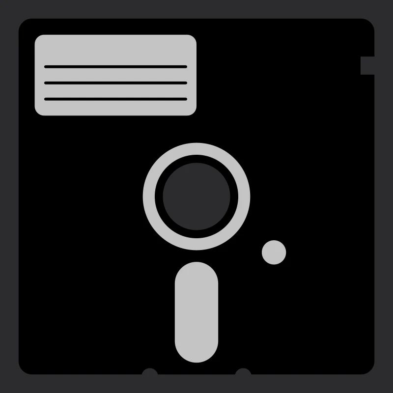 retro floppy disk