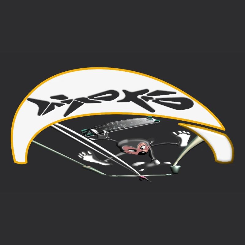Kiter actif avec trajectoire dynamique