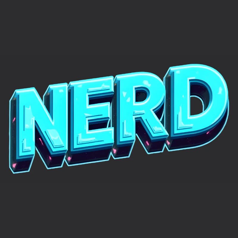 Nerd Neon 3D Retro
