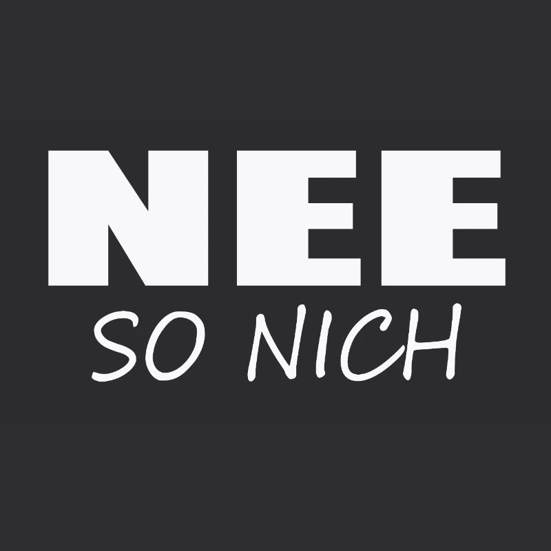 NON, PAS COMME ÇA