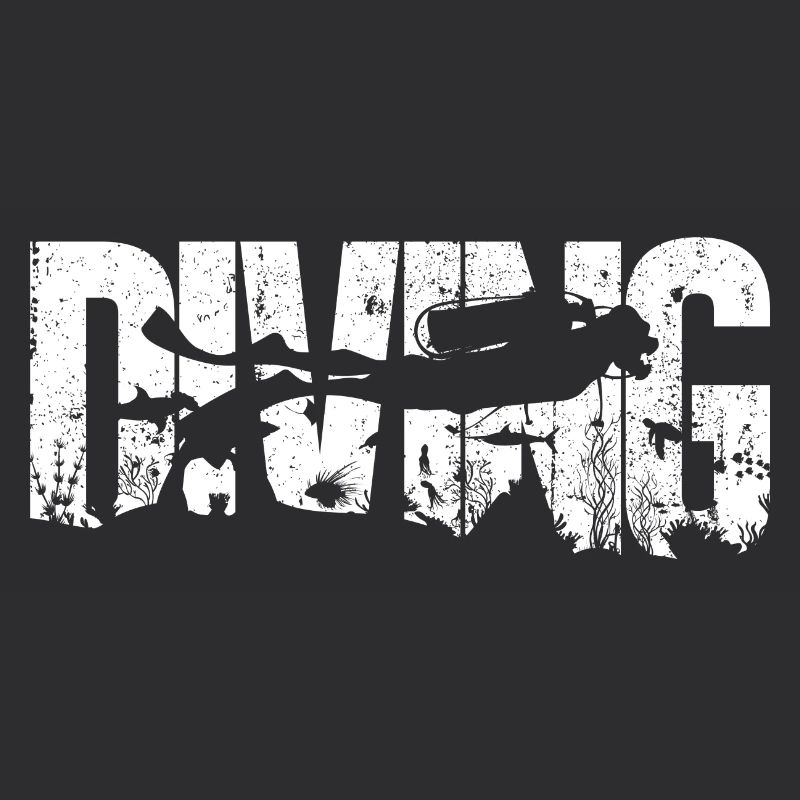 Distressed Bold Typography mit Silhouette
