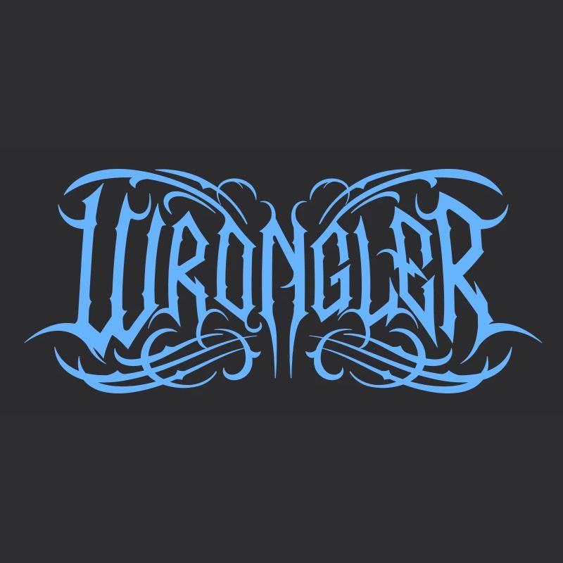 Logo Wrongler bleu