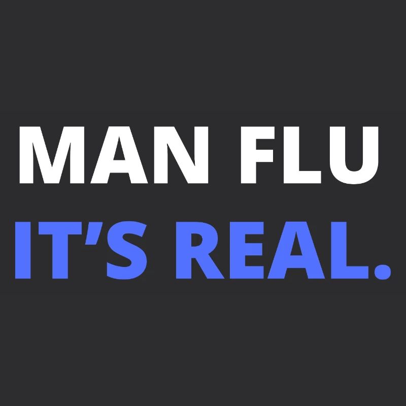 Man Flu It’s Real Illustration