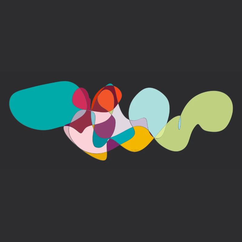 Colored Wave Graphic Abstract