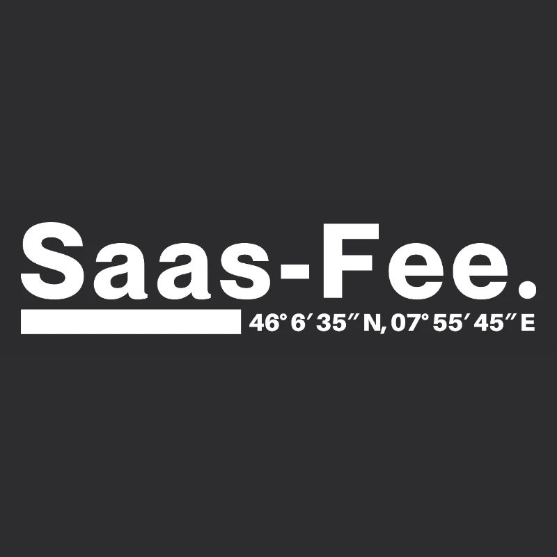 Saas-Fee Koordinaten Wallis Schweiz
