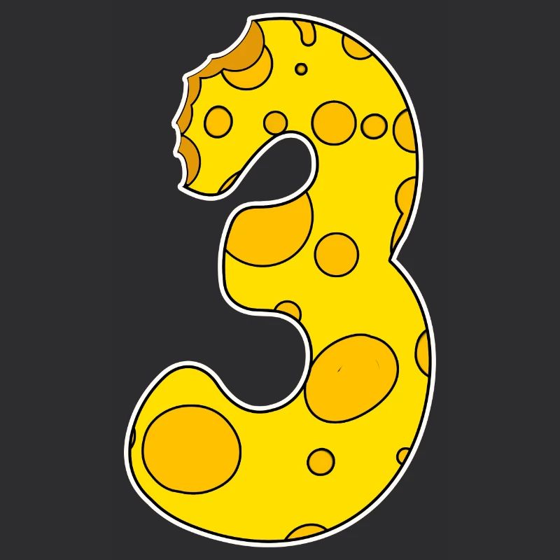 Number 3 - Three - Third