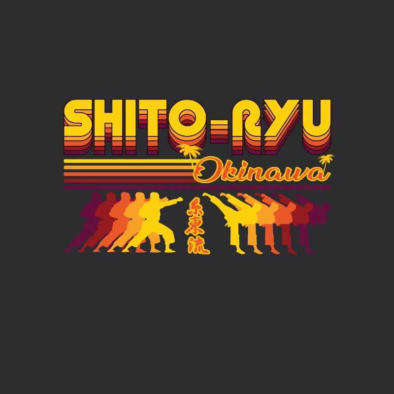 Shito-Ryu Karate Retro Design